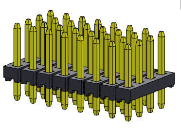 ขั้วต่อหัวเข็ม 2.00 มม. สี่แถวตรง TYPE 4*3PIN ถึง 4*40PIN H=1.50MM