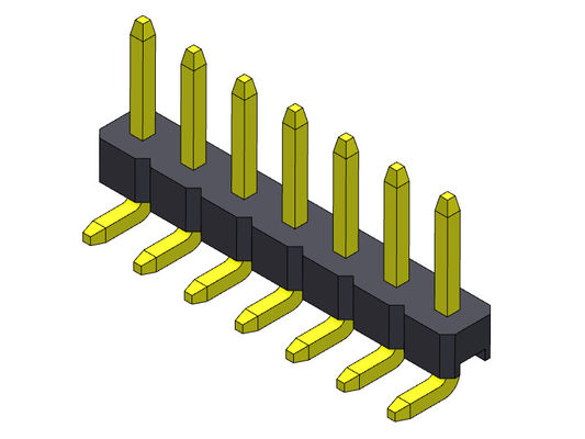 หัวต่อพิน 2.00 มม. แถวเดียวมุมขวา TYPE 1*2PIN ถึง 1*40PIN H=2.00MM