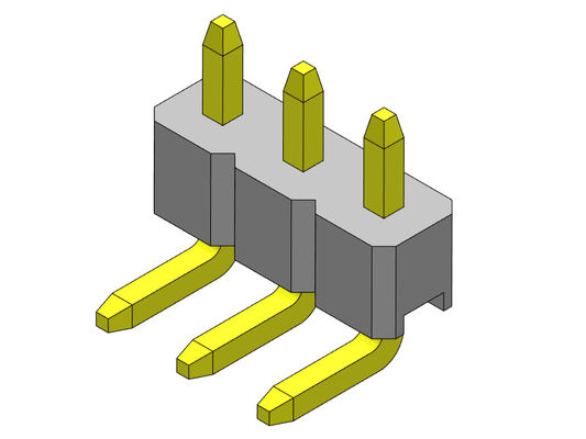 หัวต่อพิน 2.00 มม. แถวเดียวมุมขวา TYPE 1*2PIN ถึง 1*40PIN H=2.00MM