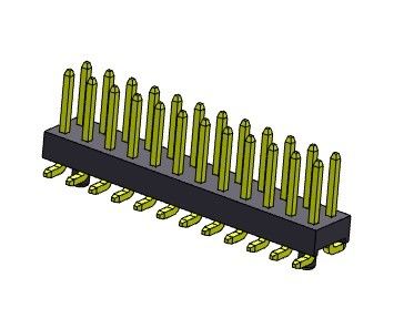 ตัวเชื่อมต่อส่วนหัว PCB ชนิด SMT คู่ 2.00 มม. 1 * 2PIN ถึง 1 * 40PIN