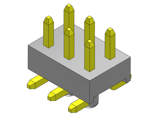 ตัวเชื่อมต่อส่วนหัว PCB ชนิด SMT คู่ 2.00 มม. 1 * 2PIN ถึง 1 * 40PIN
