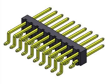 ขั้วต่อหัวเข็ม 2.00 มม. รายการด้านข้างสองแถว SMT TYPE 2 * 3PIN ถึง 2 * 40PIN H = 2.00 มม.