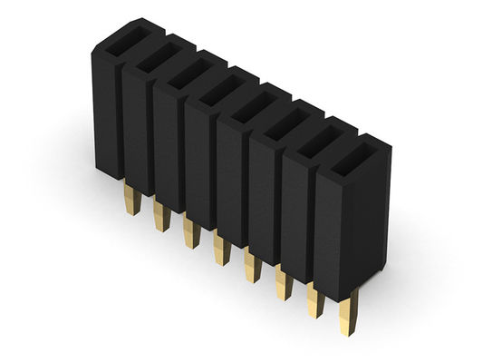 หัวต่อตัวเมีย 1.27 มม. แถวเดียวแบบตรง 1 * 2PIN ถึง 1 * 50PIN H = 4.60 มม.