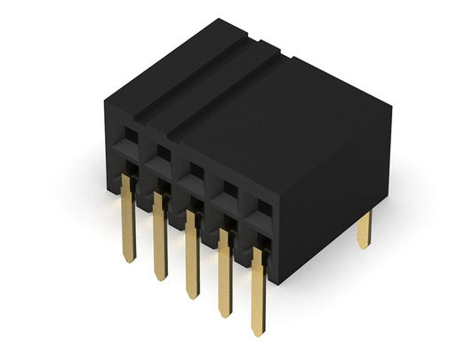 หัวต่อตัวเมีย 1.27 มม. สองแถว Sild Entry Dip Type 2 * 3PIN ถึง 2 * 40PIN H = 3.45 มม.