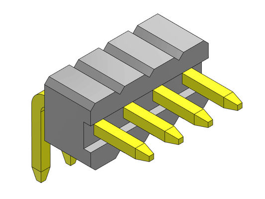 ขั้วต่อส่วนหัวของแผงวงจร 1.27 มม. แถวเดียว R / A 1 * 2PIN ถึง 1 * 50PIN