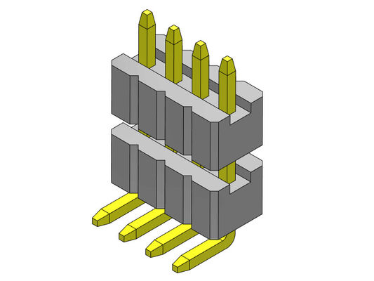 ขั้วต่อหัวต่อหญิง 1.27 มม. 1 * 2PIN ถึง 1 * 50PIN SQ0.40mm
