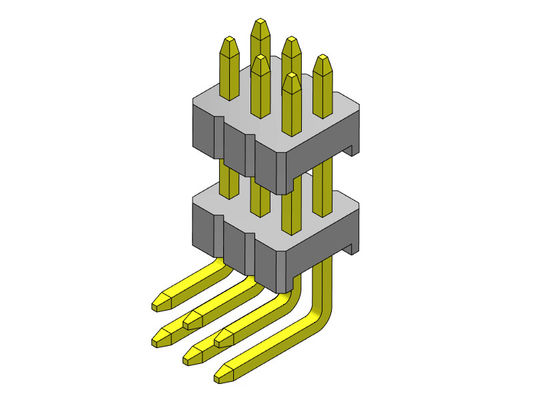 Stack Straight Pin Female Header Connector ขั้วต่อขาไฟฟ้า 1.27 มม