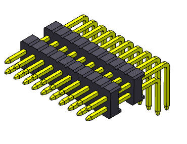 Stack Straight Pin Female Header Connector ขั้วต่อขาไฟฟ้า 1.27 มม