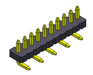 ตัวเชื่อมต่อส่วนหัวของพินแถวเดียวตรงประเภท SMT 1 * 2PIN ถึง 1 * 40PIN