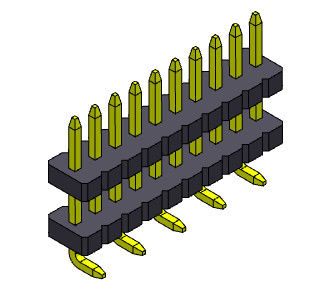 ขั้วต่อหัวต่อ SMT Pin Female 1 * 2PIN ถึง 1 * 40PIN SQ0.40mm