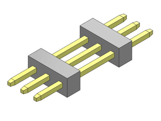 หัวต่อพิน 1.00 มม. กองแถวเดี่ยวแบบตรง 1*3PIN ถึง 1*40PIN SQ0.30mm