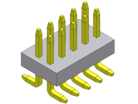 ขั้วต่อหัวต่อหญิงแถวคู่ 1.00 มม. 2 * 2PIN ถึง 2 * 40PIN