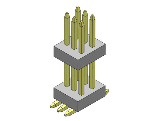 2 * 3PIN ถึง 2 * 50PIN ตัวเชื่อมต่อส่วนหัวของพิน 0.80 มม. สองแถวเรียงตรง SMT