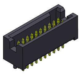 หัวต่อกล่อง 1.27 มม. 1.0AMP สำหรับเมนบอร์ดคอมพิวเตอร์