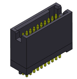 1.0AMP 1.27mm Box Header สองแถว Stright Dip Type 300V AC / DC