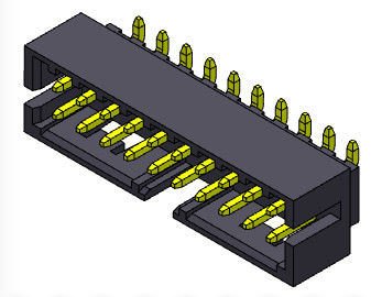 ตัวเชื่อมต่อส่วนหัวของกล่อง 2.00 มม. ตัวเชื่อมต่อส่วนหัวของ SMT 2AMP 2 * 5-2 * 25 พิน