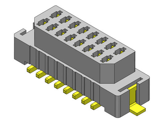 06-30 Pin SMT บอร์ดกับบอร์ด Connector Pitch 1.00mm UL94V0 LCP