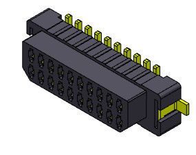 06-30 Pin SMT บอร์ดกับบอร์ด Connector Pitch 1.00mm UL94V0 LCP