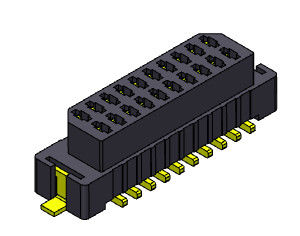 06-30 Pin SMT บอร์ดกับบอร์ด Connector Pitch 1.00mm UL94V0 LCP