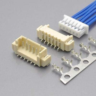 ลวดเวเฟอร์ 1.25 มม. เข้ากับตัวเชื่อมต่อบอร์ดแถวเดียว UL94V0 Nylon-9T 2Pin-16Pin MX 53398xx67