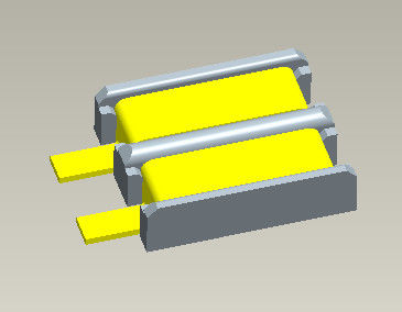 ขั้วต่อแบตเตอรี่ 2.5 มม. 60V ชนิด SMT ที่มีขนาดระยะห่าง 1.2 ถึง 6.5 มม.
