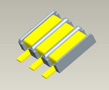 ขั้วต่อแบตเตอรี่ 2.5 มม. 60V ชนิด SMT ที่มีขนาดระยะห่าง 1.2 ถึง 6.5 มม.