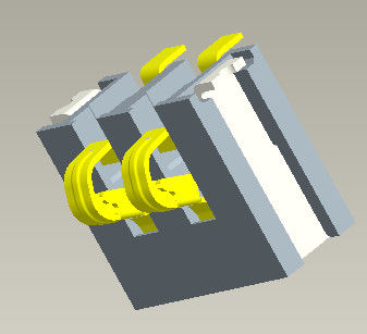ขั้วต่อสายแบตเตอรี่ 24V 3.0 มม. SMT 2-6Pin วิธีการติดตั้ง PCB