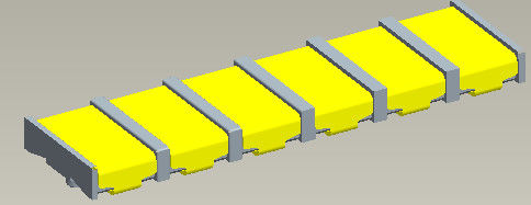 5.0AMP Pitch 4.00mm ขั้วต่อแบตเตอรี่โพสต์ประเภท SMT หญิงพร้อมหมุด