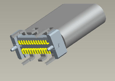 SMT Type Input Output Connectors Usb C 3.1 Connector แนวตั้ง 180°