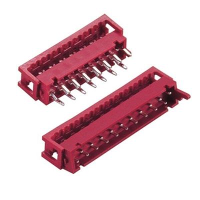 PCB Receptacle IDC Header Connector 1.27mm * 1.5mm แทนที่ TE215570