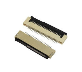 Pitch 0.5mm Fpc Connector 4 Pin ถึง 68 Pin มุมขวา 90° ง่ายต่อ Smt ประเภท H 2.55mm