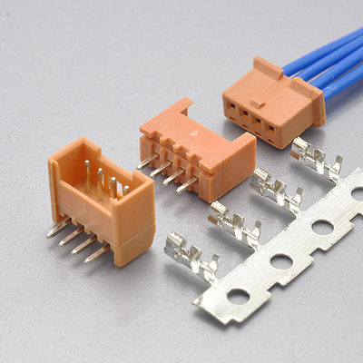 1.25 มิลลิเมตร สายโฟเฟอร์ต่อกับพานเชื่อมต่อแถวเดียว UL94V0 ไนลอน-66 2-8Pin DF13