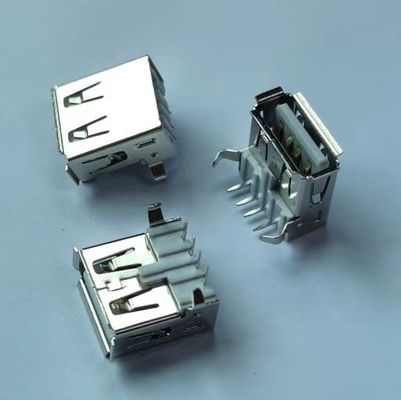 Usb 2.0 A Type Connector หญิง มุมขวา ดิป แบบ